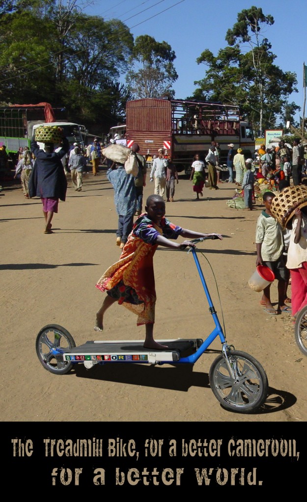 bicycle forest treadmill bike